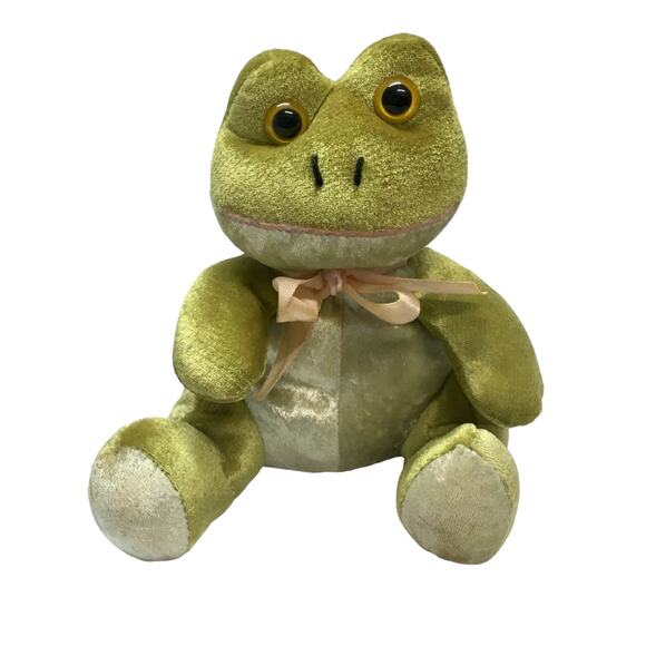 Kellytoy FROG Plush Stuffed Animal Kelly Toy Black Yellow Orange Colorfu… - Picture 1 of 4